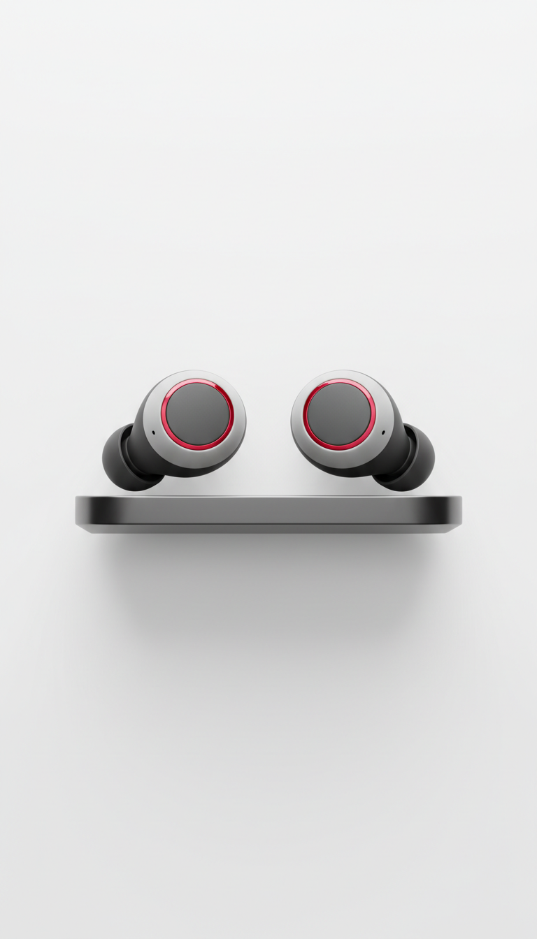 Wireless Earbuds in Polished Onyx